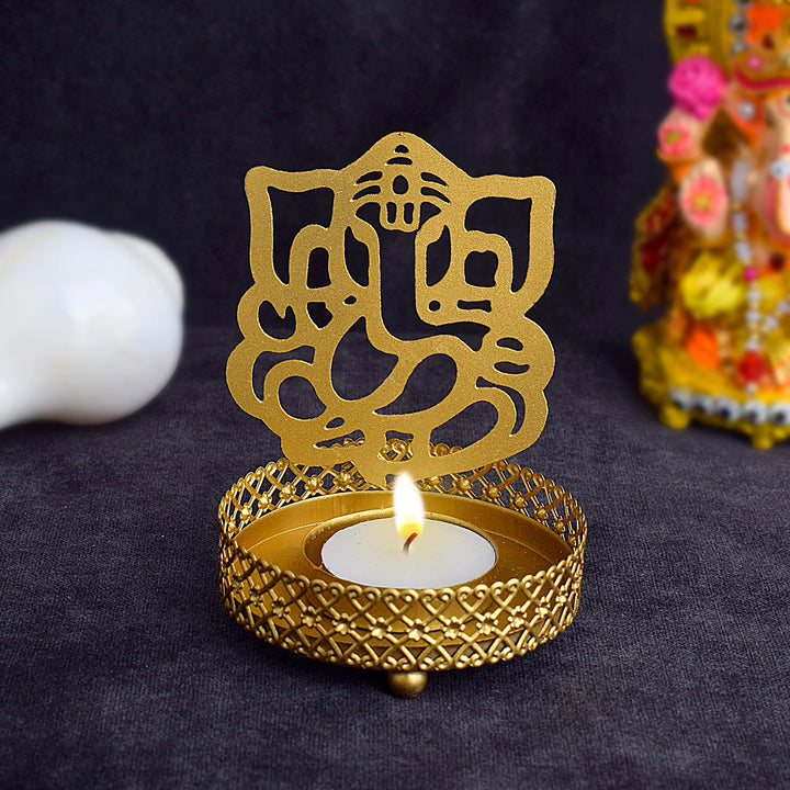 Ganesh Shadow Decorative T-Light Holder