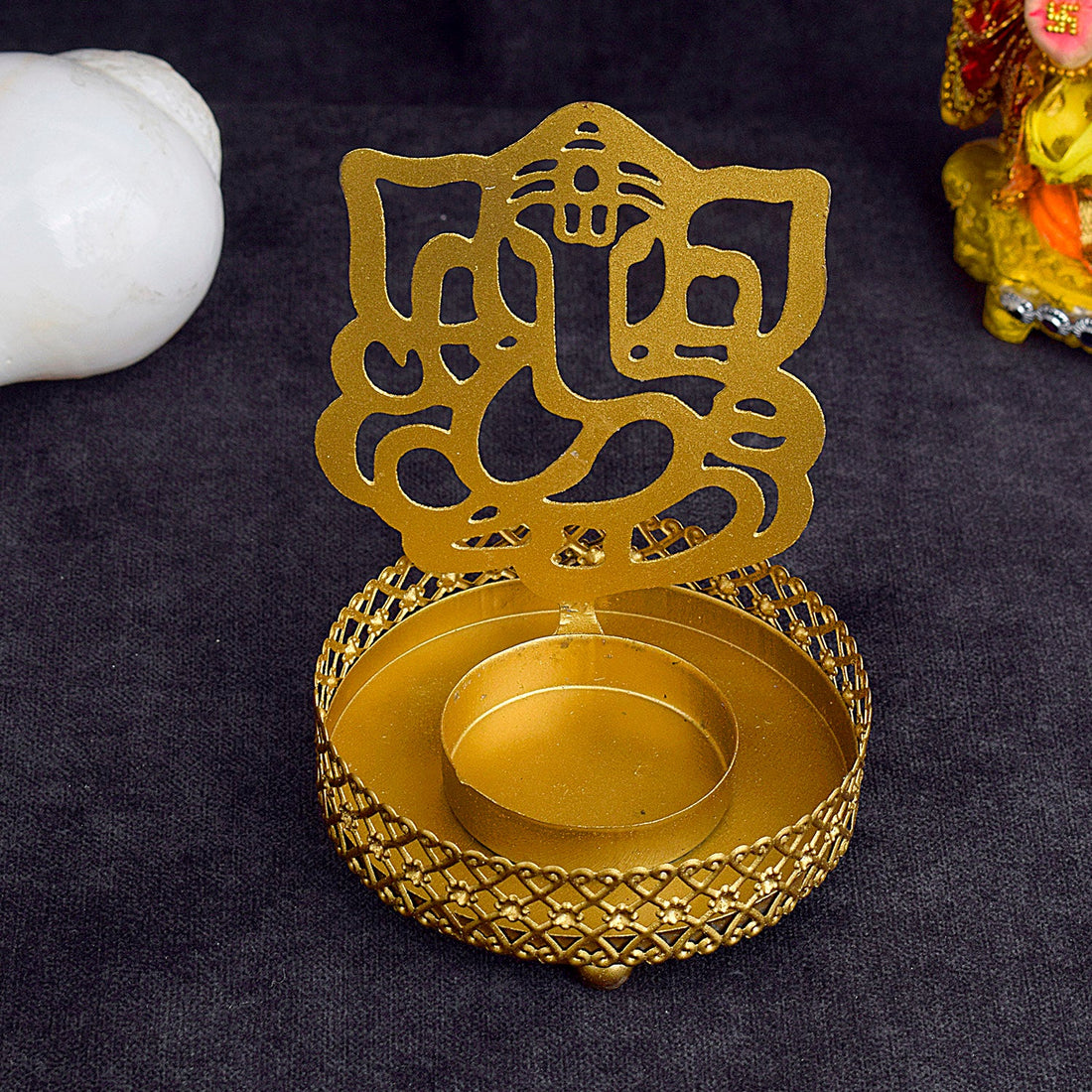 Ganesh Shadow Decorative T-Light Holder