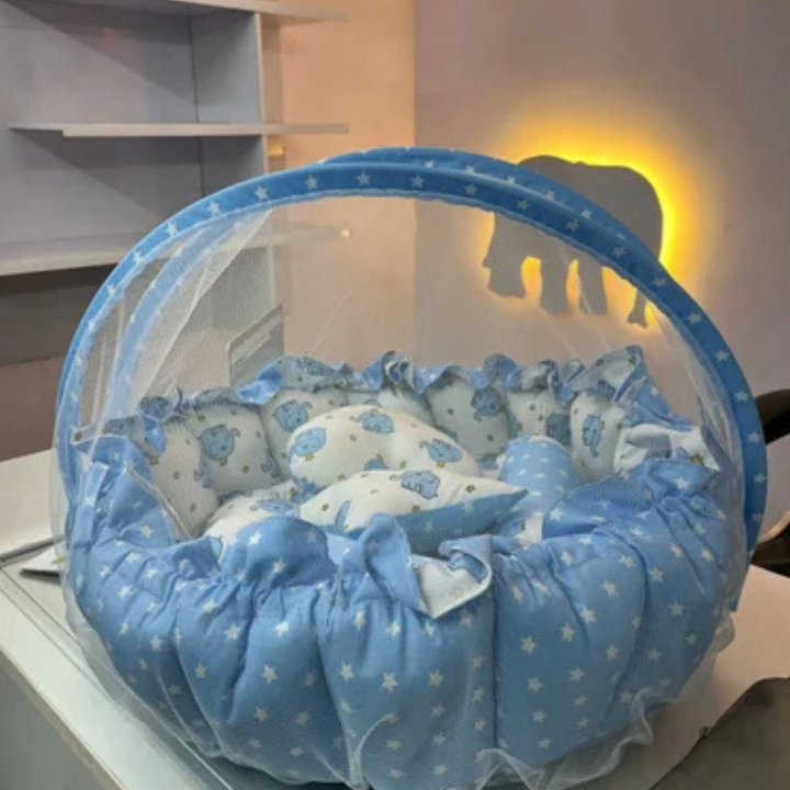 Sofababy Foldable with Mosquito Net and Pillow for Baby