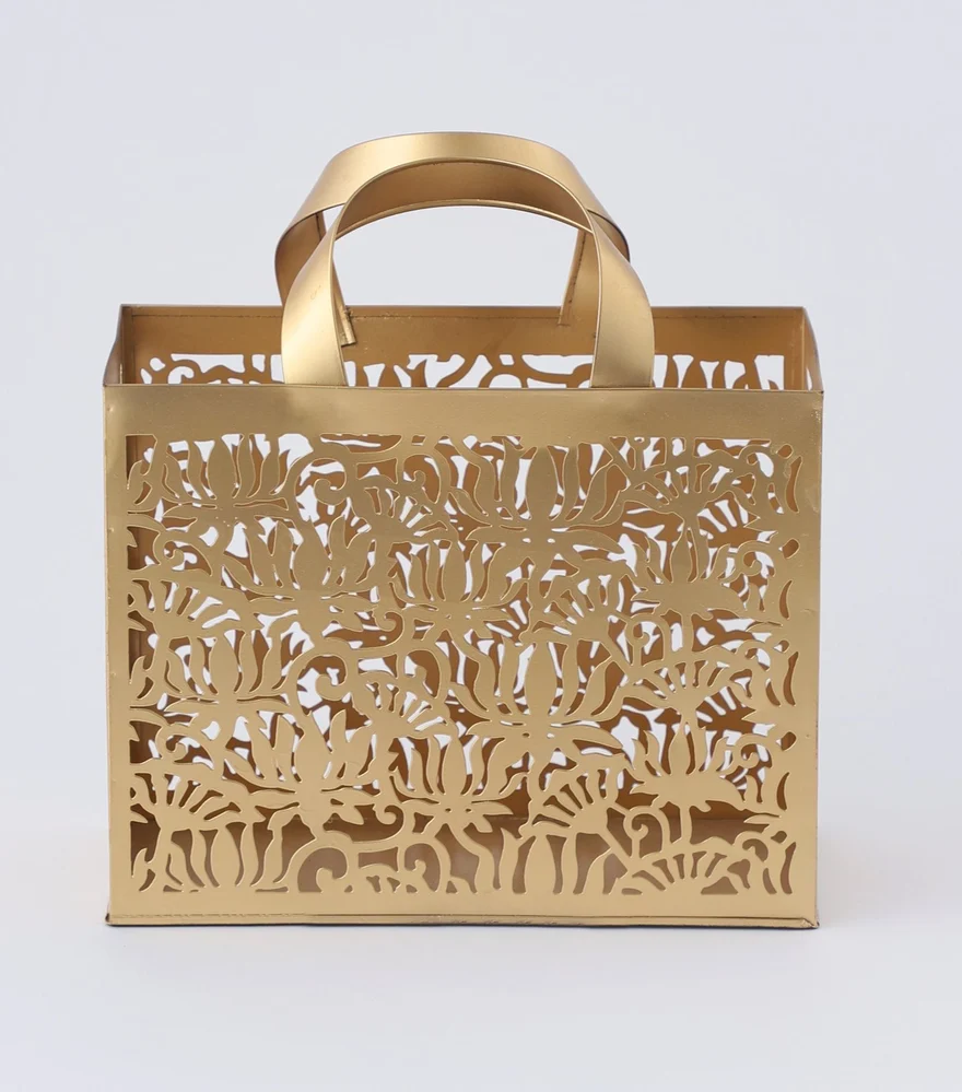 Golden Reusable Gift Bags Ideal for Wedding Return Gifts & Birthday Gifting