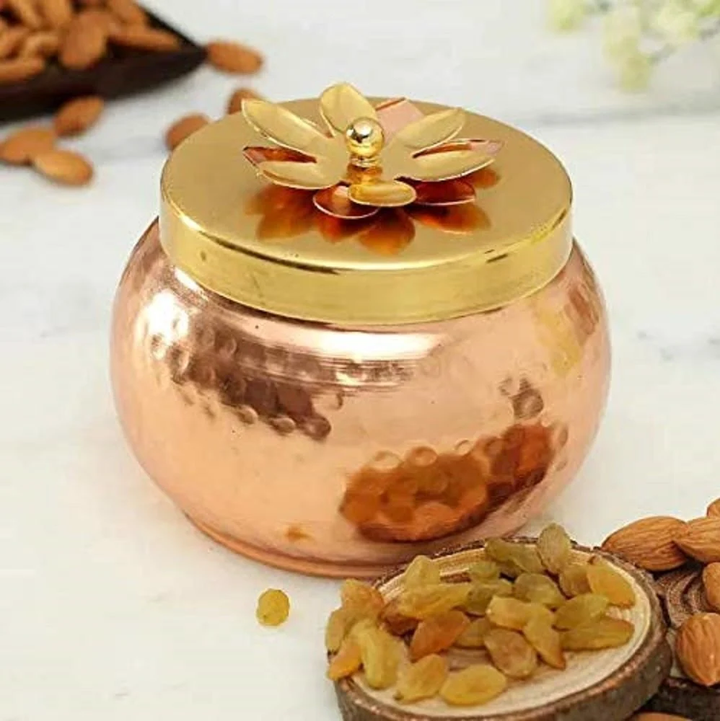 Dry Fruit Bowl Copper Plated Dry Fruit Bowl